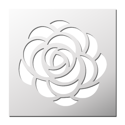 Pochoir Fleur