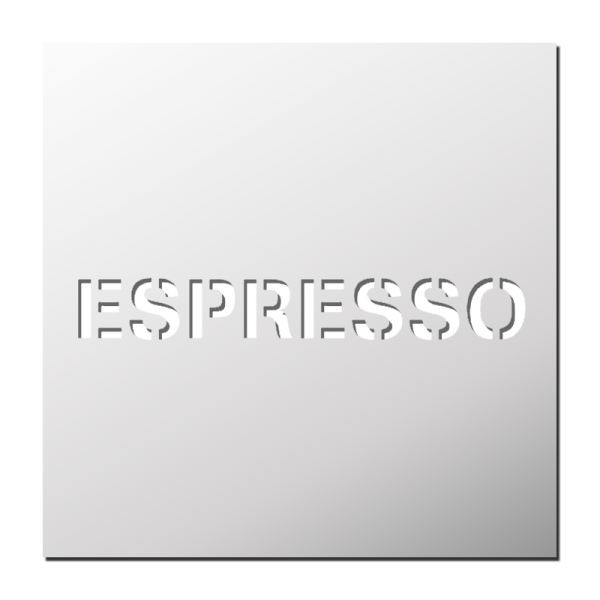 Pochoir Espresso