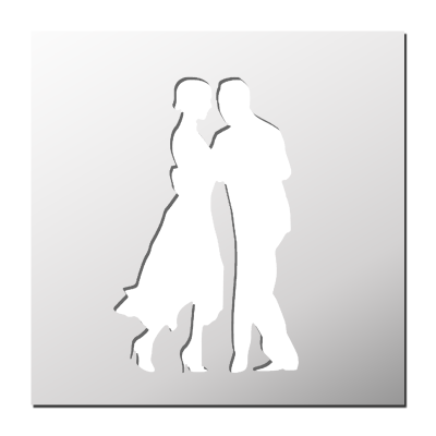 Pochoir Danse Tango