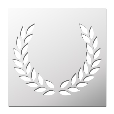 Pochoir Couronne de Laurier