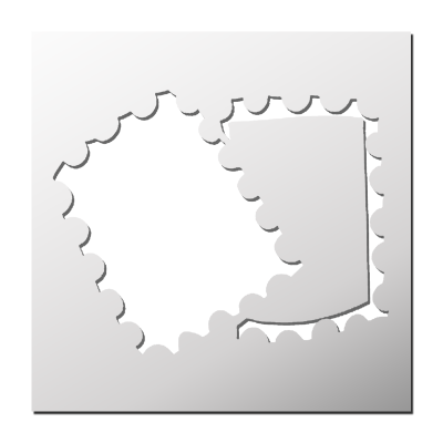 Pochoir Timbres