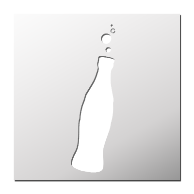 Pochoir Boisson Gazeuse