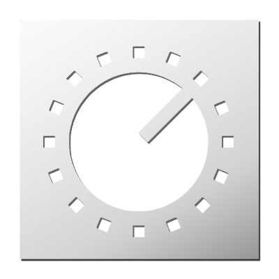 Pochoir Bouton Minuteur