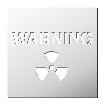 Pochoir Warning