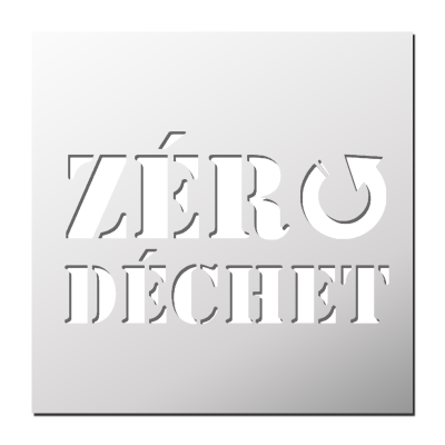 Pochoir Zéro Déchet