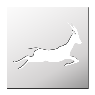 Pochoir Gazelle