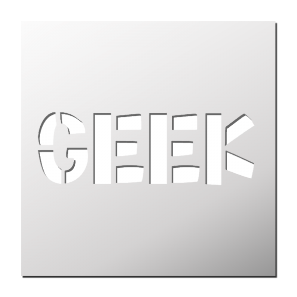 Pochoir Geek