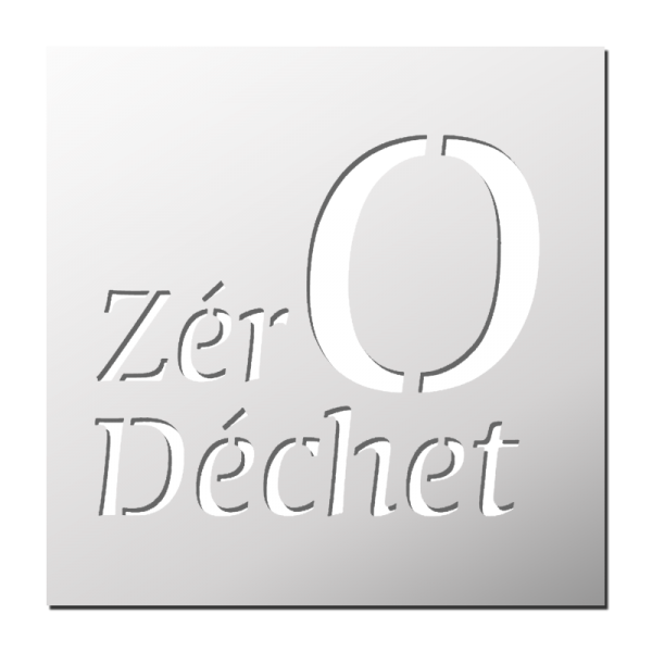 Pochoir Zéro Déchet