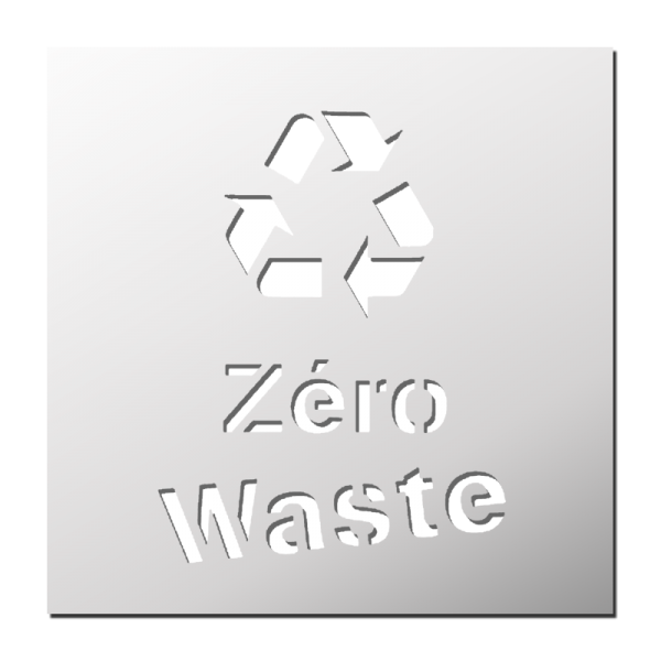 Pochoir Zéro Waste