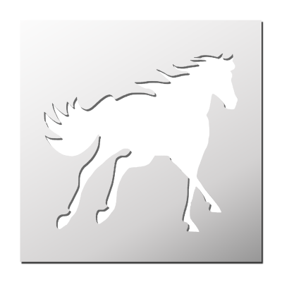 Pochoir Cheval