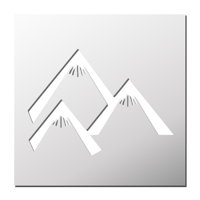 Pochoir Montagne