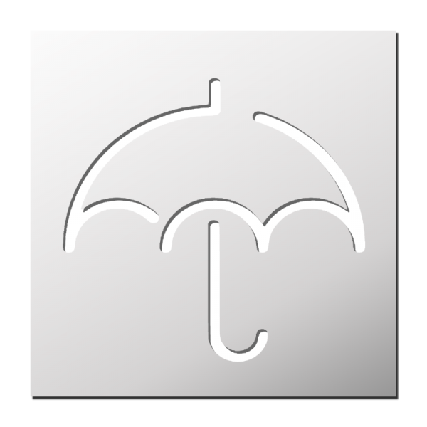 Pochoir Parapluie