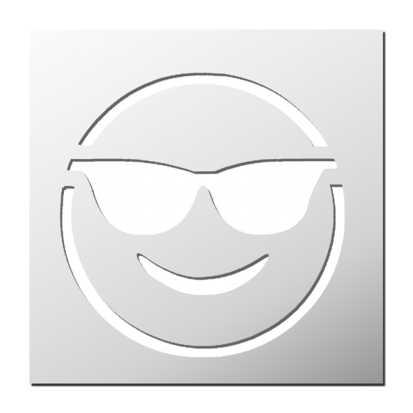 Pochoir Smiley Vacance