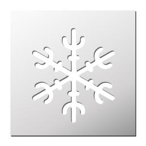 Pochoirs Noël Réutilisables - 8 Motifs Flocons De Neige Et Motifs Festifs - Pour Peinture Fenêtre, Décoration DIY