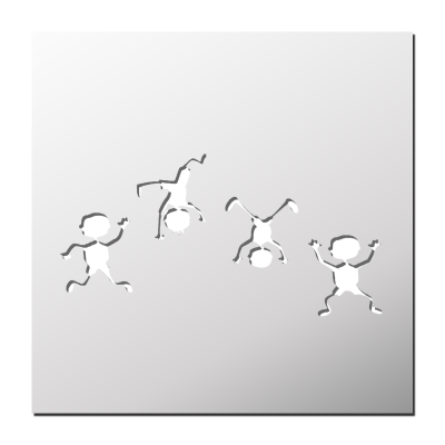 Pochoir Jeux d’enfants