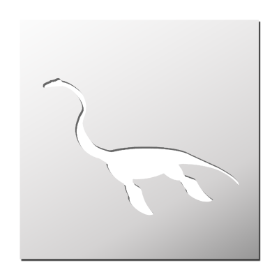 Pochoir Monstre Loch Ness