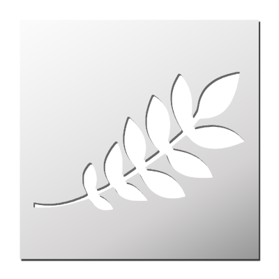 Pochoir Branche d’acacia