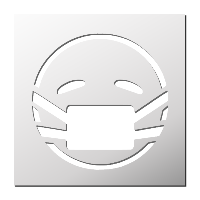 Pochoir Smiley Contagieux