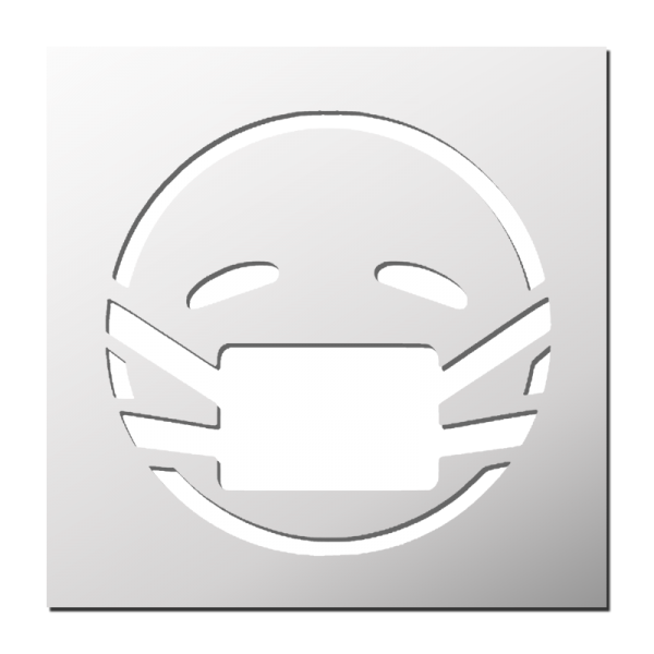 Pochoir Smiley Contagieux