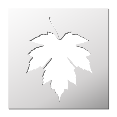Pochoir Feuille d’érable