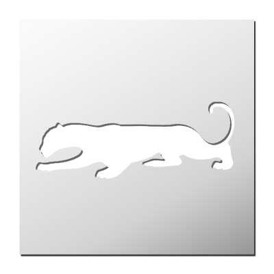 Pochoir Panthère