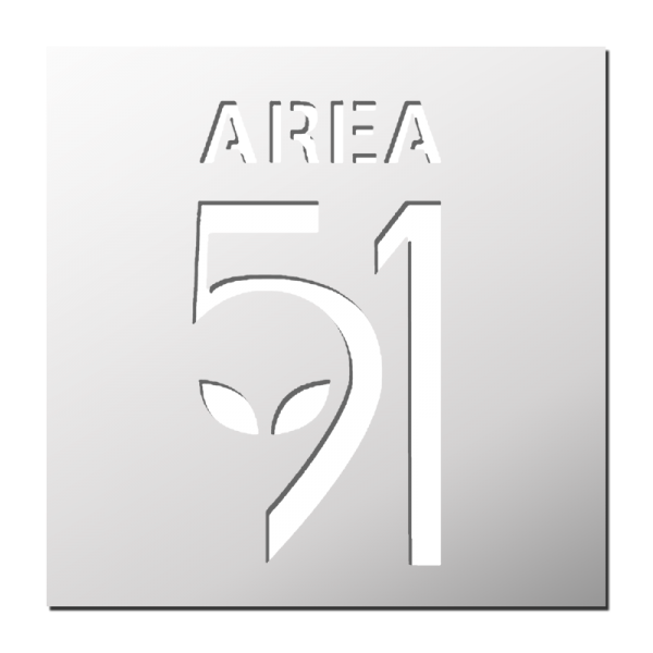 Pochoir AREA 51