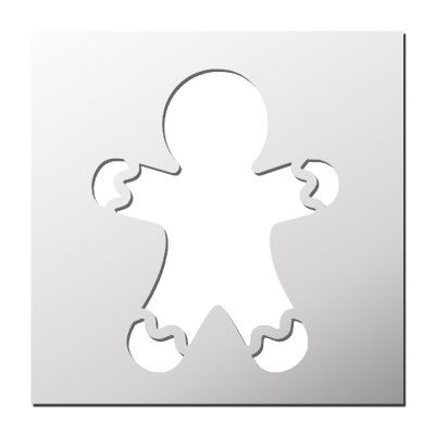 Pochoir Bonhomme de pain d’épices