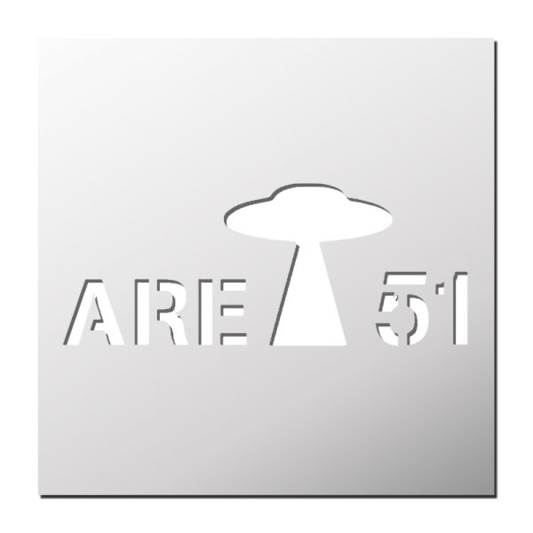 Pochoir AREA 51