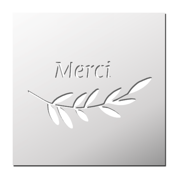 Pochoir Merci