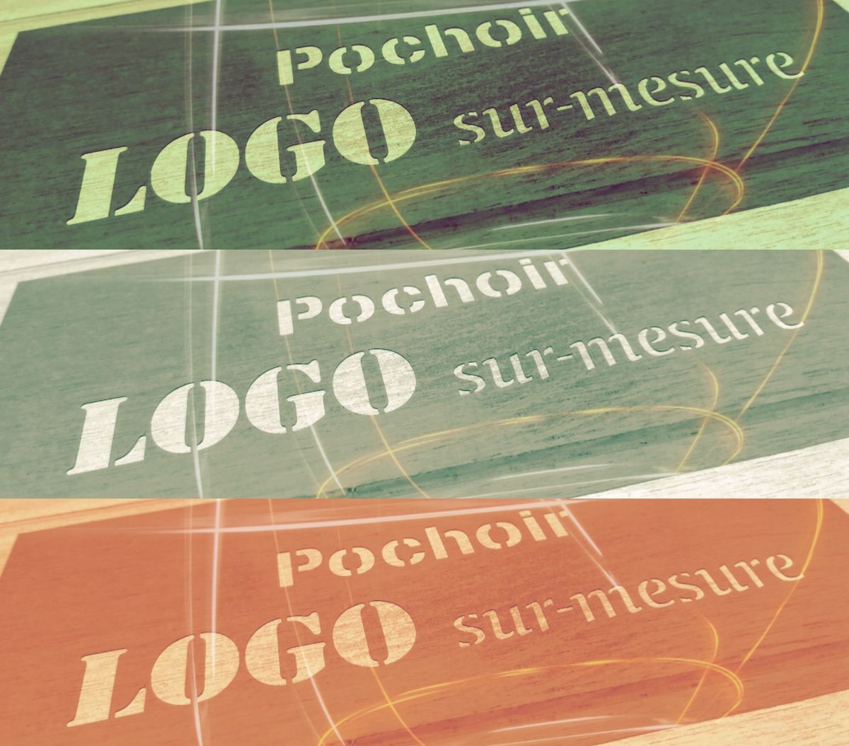 Pochoir de logo sur-mesure c’est ici