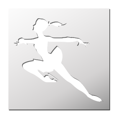 Pochoir Patinage artistique