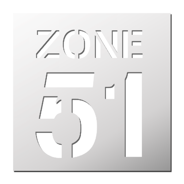 Pochoir Zone 51
