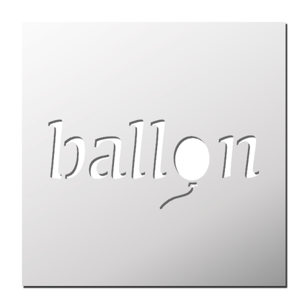 Pochoir Ballon