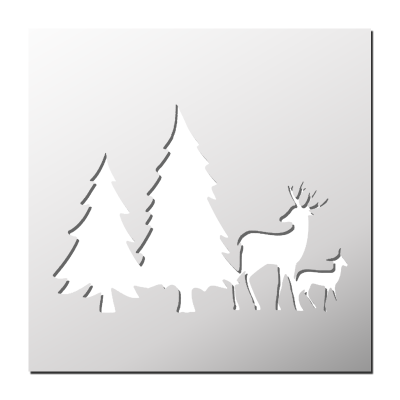 Pochoir réutilisable déco de Noël | FrenchIMMO