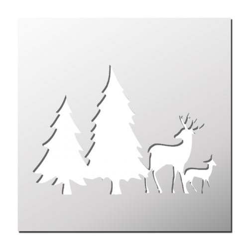 Pochoir réutilisable déco de Noël | FrenchIMMO