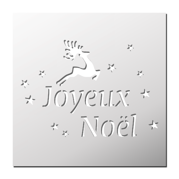 Pochoir Joyeux Noël