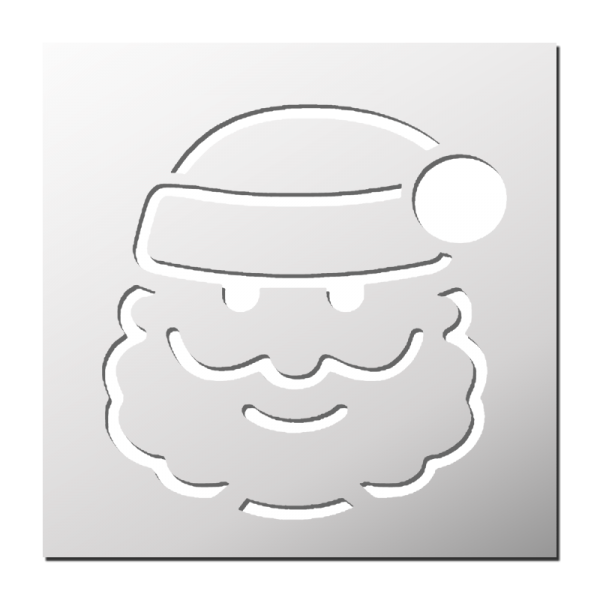 Pochoir Émoticône Père Noël