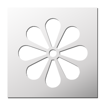 Pochoir Fleur