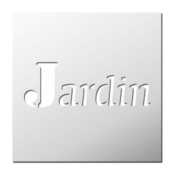 Pochoir Jardin