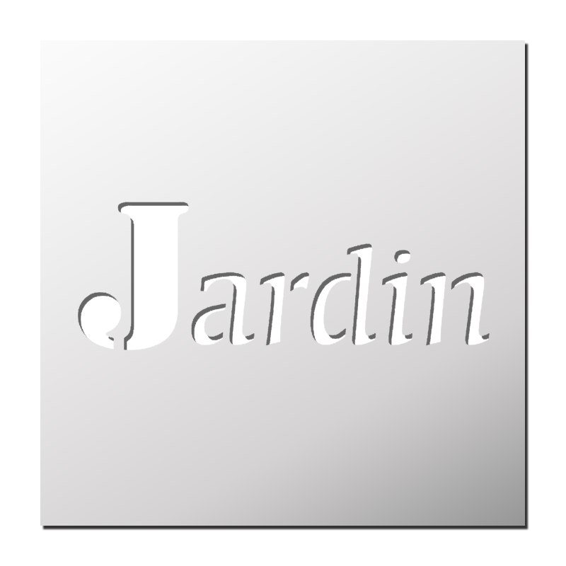 Pochoir Réutilisable Jardin