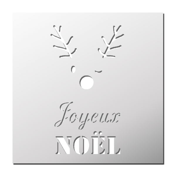 Pochoir Joyeux Noël