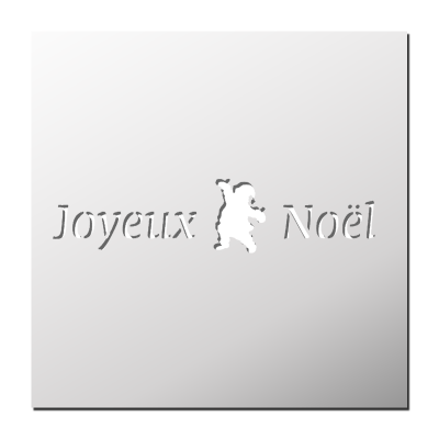 Pochoir Joyeux Noël