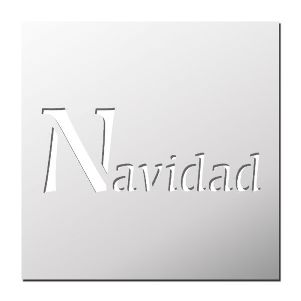 Pochoir Navidad