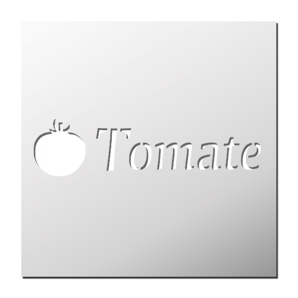 Pochoir Pancarte Tomate