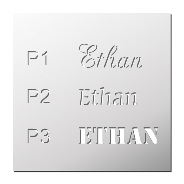 Pochoir Prénom Ethan