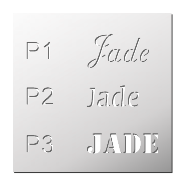 Pochoir Prénom Jade
