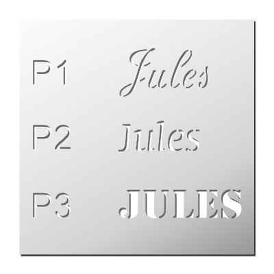 Pochoir Prénom Jules