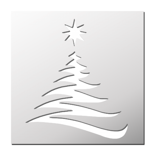 Pochoir réutilisable Sapin de Noël FrenchIMMO