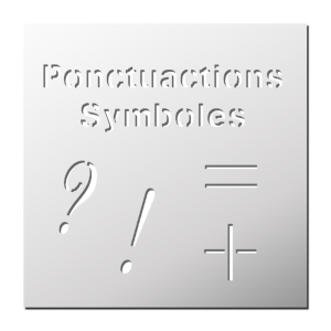 Ponctuations/Symboles