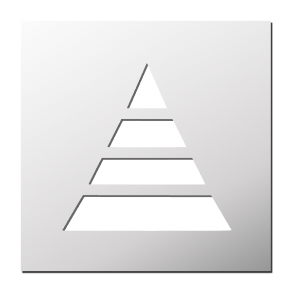 Pochoir Pyramide